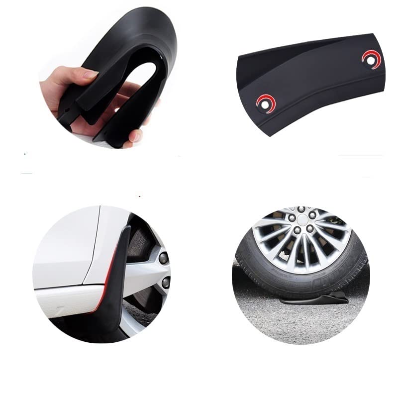 Guardabarros para Hyundai Santa Fe LX de 2013 a 2018 resistente 4