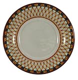 Lot de 12 soucoupes en porcelaine de qualité supérieure, au design traditionnel.