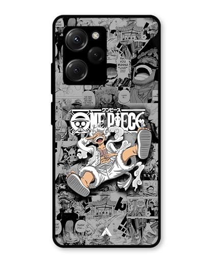 Image of Premium Anime 2 Case for Poco X5 Pro (Glossy Finish) Soft-Touch Metal TPU Back Cover, Shockproof, Designer, Aesthetic Mobile Phone Case
