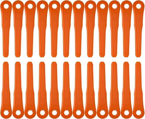 EVEHAP 24Pcs Plastic Blades Compatible for Stihl Weed Eater Blade PolyCut 6-2, 6-3, 7-3, 28-2,48-2 Trimmer Head - 4002 007 1000