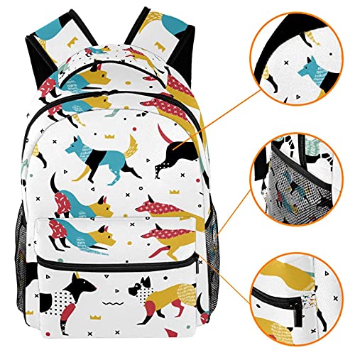Sac à dos pour ordinateur portable dessiné à la main style unique