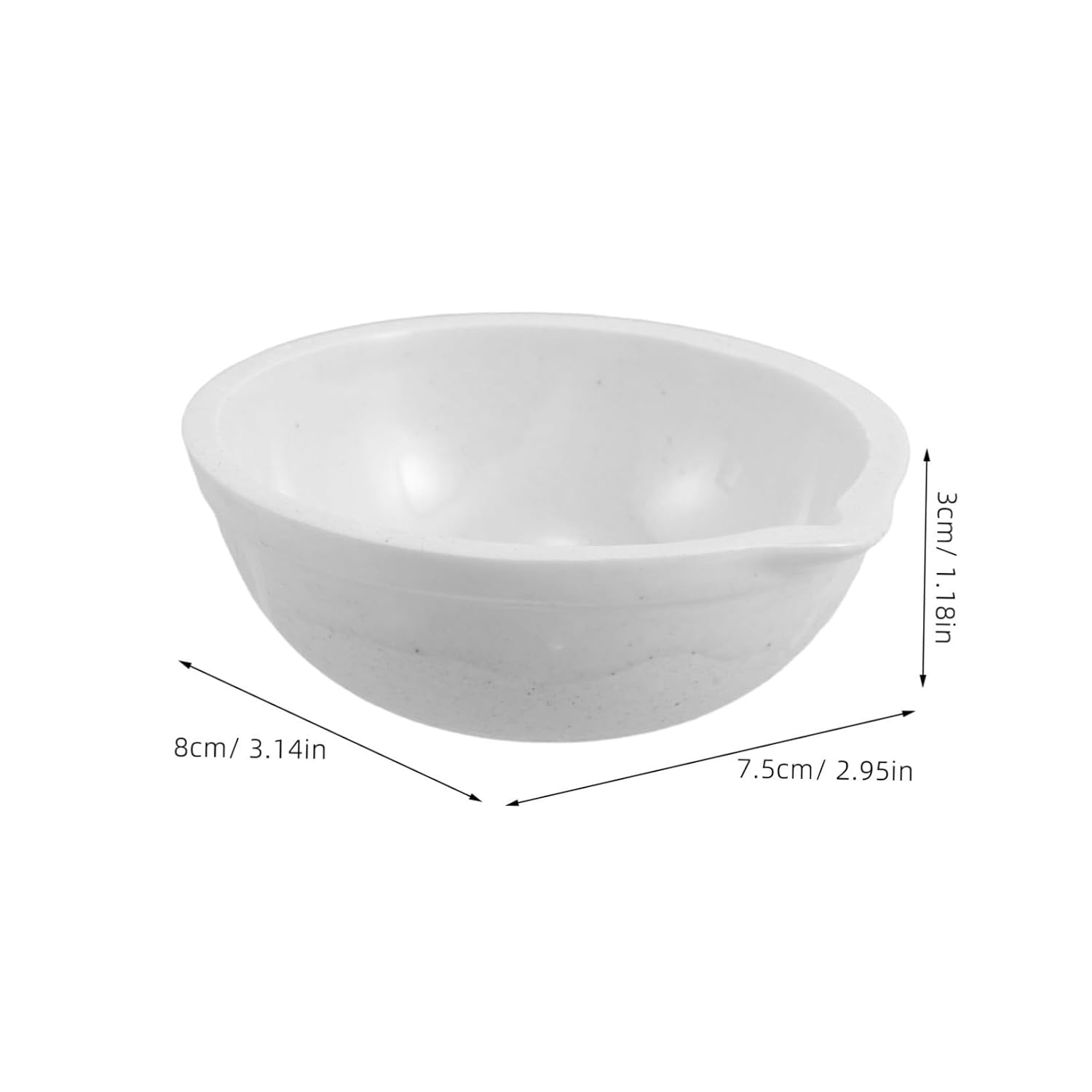 Zerodeko 2pcs Ceramic Evaporating Dish Lab Petri Dish for Chemistry Experiments Easy to Clean for School Science Projects Laboratory Heating Applications