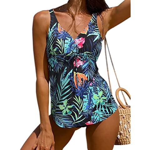 BIKINX Plus Size High Waisted Tankini Cover
