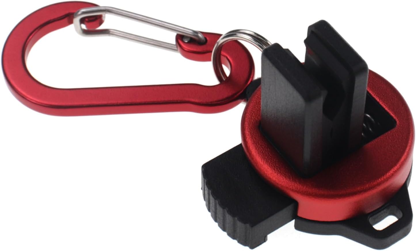 釣りロッドクリップ ウェアラブル釣りロッドホルダー キーチェーン付き ロッド直径2~11mm ポータブルフィッシングルアー ハンギン