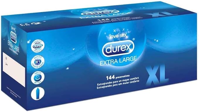 Durex Condones XL Extra Large 144 unidades
