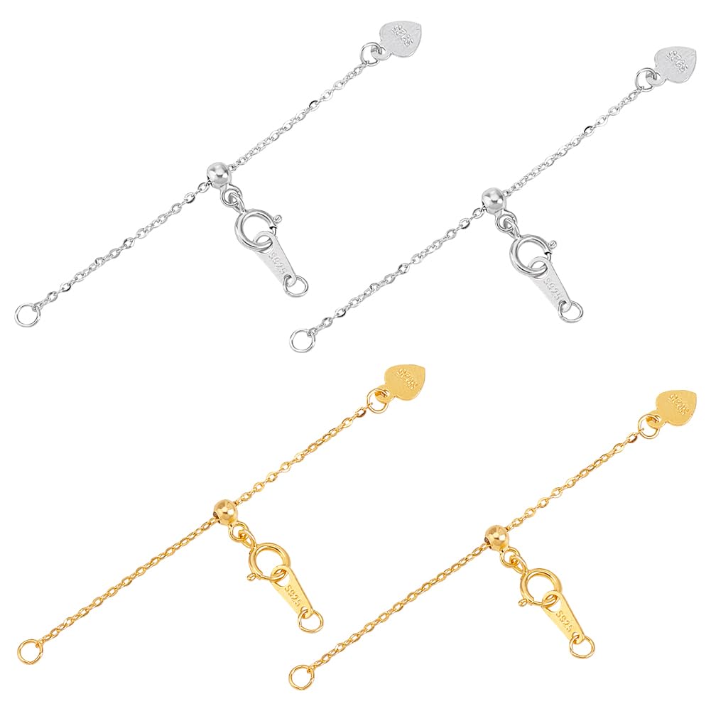 Rallonge de chaîne de 46 à 74 mm pour ajuster la longueur de vos colliers et bracelets
