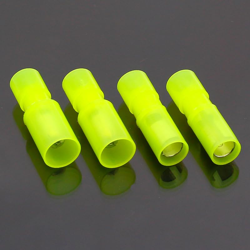 FRFNY+MPFNY 50PCS Shaped Female Male Insulating Joint Wire Connector Electrical Crimp Terminal for 12-10 AWG Yellow