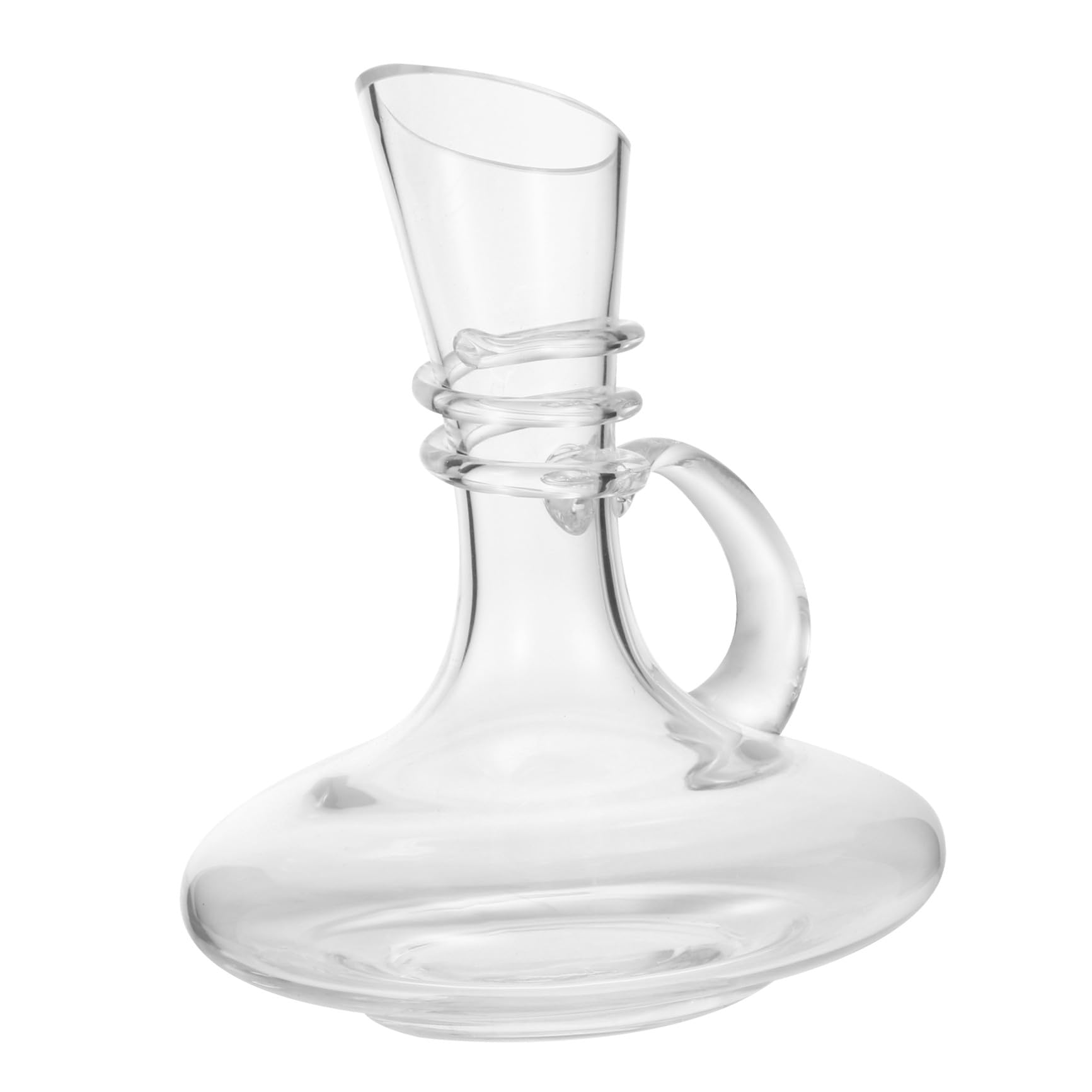 Alipis 1pezzi Decanter Per Vino in Vetro Capace Decanter Veloce Per Vino e Brandy Bottiglia Per Servire Design Elegante