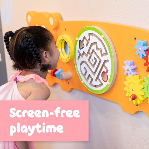 SPARK & WOW Bear Activity Wall Panel, 4 Activities for Ages 18m+ by SPARK & WOW - Used condition - Image 6