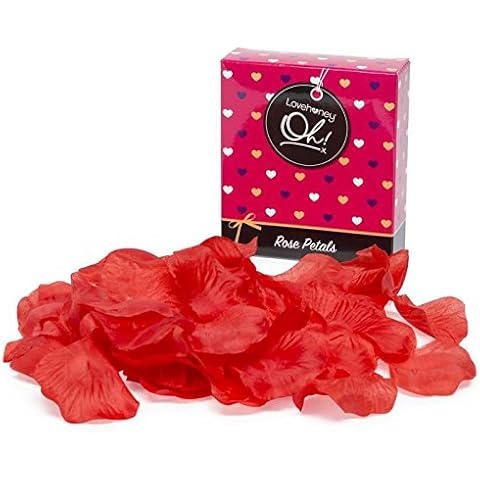 Lovehoney Red Oh! Romantic Rose Petals - Reusable & Unscented Fabric - Pack of 75/80 Cover