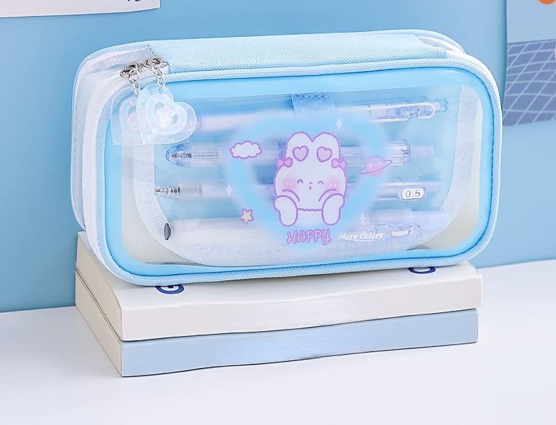 Amazon.co.jp: かわいい筆箱 キュートコア ウサギ 鉛筆ポーチ バッグ
