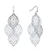 INPINK Fashion Jewelry Filigree Leaves Chandelier Earrings