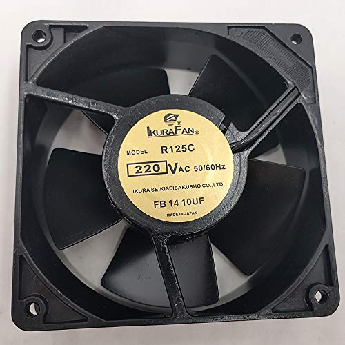 Type R125C 12038 220V 12cm Full Metal High Temperature Resistant Cabinet Fan