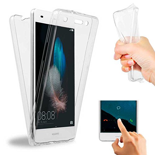 OcioDual Funda Ultrafina TPU Transparente 360 Completa Bumper Gel para Huawei P8 Lite ALE-L21 ALE-L02 ALE-L04 ALE-L23 ALE-UL00