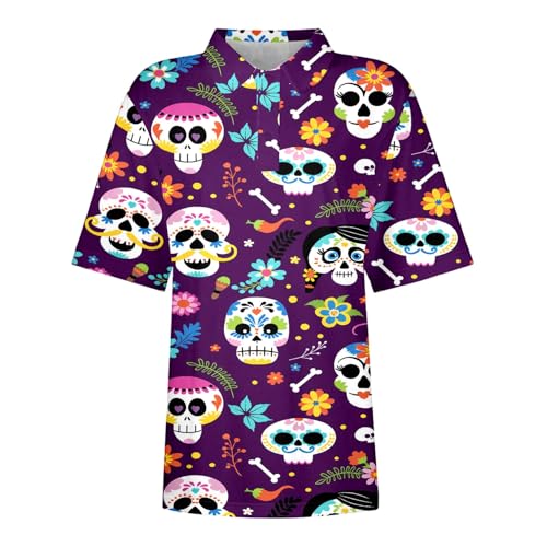Blouse manches courtes imprimé coupe ample et col confort décontracté - 3