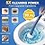 60 Count Toilet Wand Cleaner Refills for Clorox, 5X Cleaning Power Disposable Prefilled Toilet Cleaning Scrubbers, No Falling Apart, Fresh Fragrance