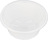 Vista 16 de Asporto - Cajas para llevar de 16 onzas, 50 recipientes de alimentos para llevar para microondas, tapas de plástico transparente incluidas, no Negro