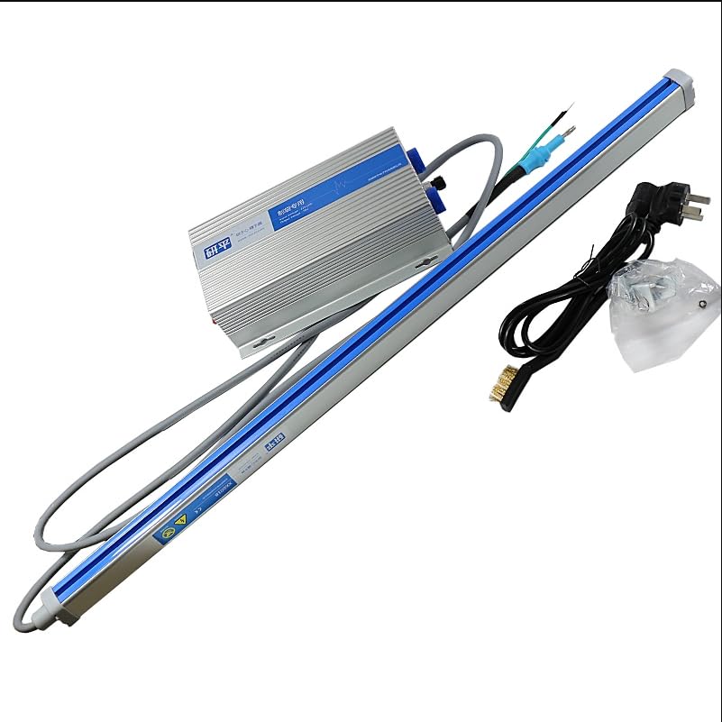 Barra de iones antiestática de tipo seco con generador para máquina de fabricación de bolsas, con 1 barra de iones, 450 mm a 1000 mm, opciones de especificación (1000 mm)