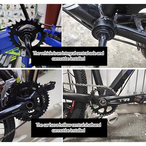 Cubierta de cadena regulable a prueba de golpes para engranajes de ciclismo 3