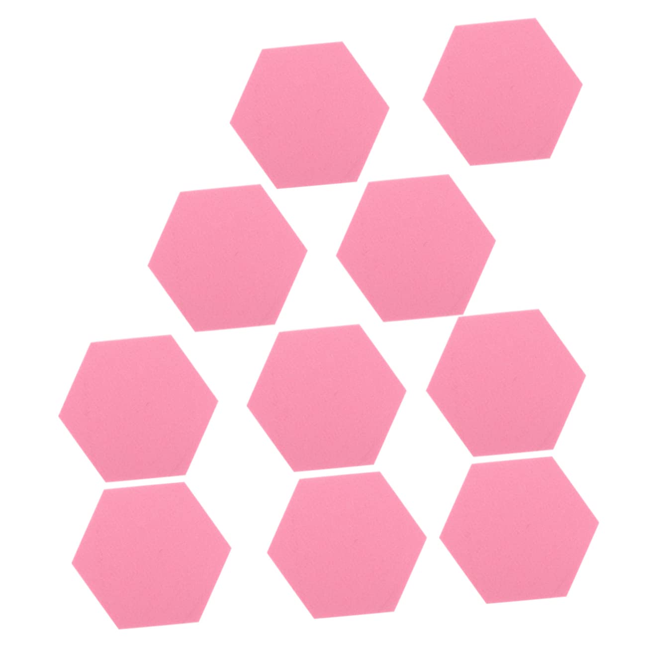 Angoily 10pcs Felt Bulletin Board Soundproofing Wall Decor Office Classroom Home Notice Board Fabric Adhesive Backing