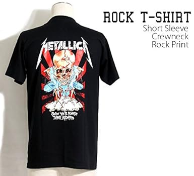 Amazon | バンドTシャツ ロックTシャツ Metallica メタリカ M