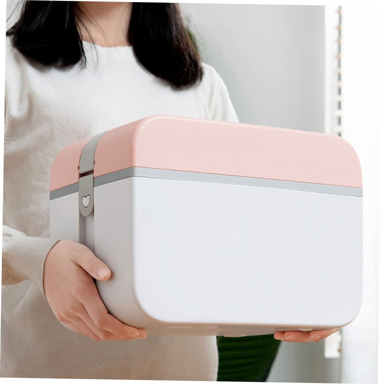FRCOLOR Boîte De Rangement Médicale Organiseur De Trousse De Soins Étui Verrouillable Pour Le Stockage Des