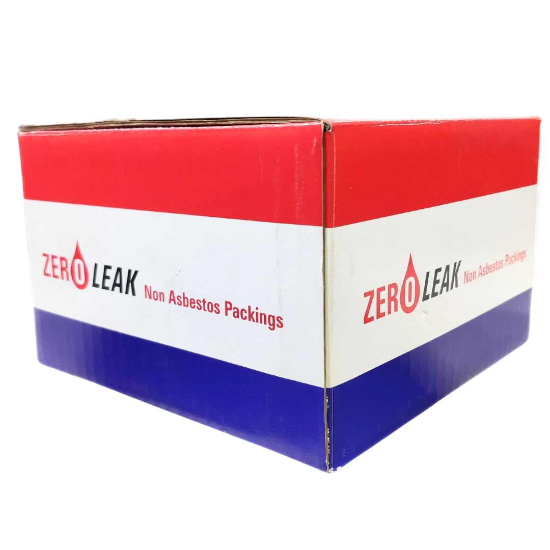 ZER0LEAK Expanded Graphited Gland Packing 1kg | -240°C to +600°C Heat Resistant | Chemical Safe Seal Rope | Self-Lubricating | Valve & Pump Packing for High-Pressure Industrial Use (6MM) 4