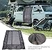 tneukoom Magnetic Van Door Screen, Extra Large Self-Closing Car Window Mesh Cover with Zipper Protect Privacy Screen for Van Campers Black