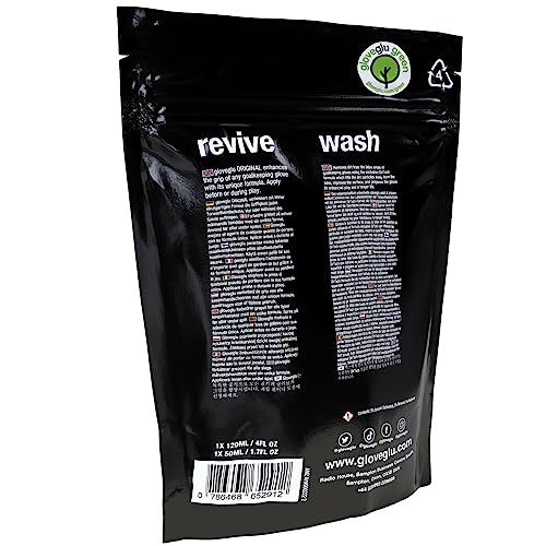 gloveglu Glu N Wash Goalkeeper Glove Spray Bundle Contains gloveglu 120ml Original Goalkeeper Grip Spray glovegl 50m Premium Wash Prepare Glove