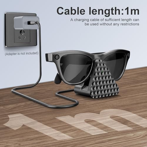Cargador para RayBan Meta compatible con Skyler y base de carga para gafas inteligentes 5