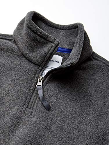 Image of Amazon Essentials Boys and Toddlers' Midweight Polar Fleece Quarter-Zip Pullover Jacket, Long Sleeve