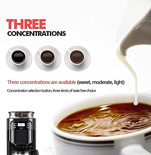 SQQSLZY Kaffeeutensilien Bean Cup Filter Kaffeemaschine Kaffeemaschine automatische Mühle Home-Office Nicht-Kapsel… – Bild 7