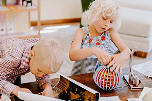 Little Learning Hands 3D Puzzles For Adults And Kids | World Globe 3D Puzzle | Earth Globe Model Kit Building Kit | Birthday Gifts For Children, Teens And Adults | 49 Pieces #TOP2