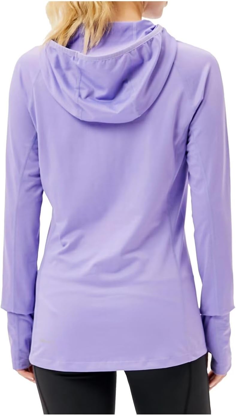 HDTIYUYP Womens Long-Sleeve Running Tops - Ladies Thermal Sports Hoodie with Zip Pocket Fitness Shirts UV Hiking T-shirt Outdoor Sports Top with Thumb Hole 5 51Yud7jNXwL. AC SL1500