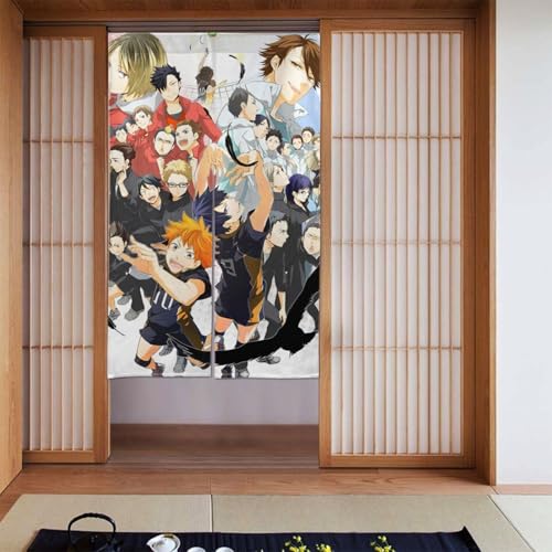 �n�C�L���[!! Haikyu!! �̂�� �h�A�J�[�e�� �Ԏd�؂� �Ռ� �g�� �h�o �L�b�`�� ���� �h�A�p �|���G�X�e�� �􂦂� ������� �a�� ���r���O ���p ���OK ��86cm×����143cm �l�G���p