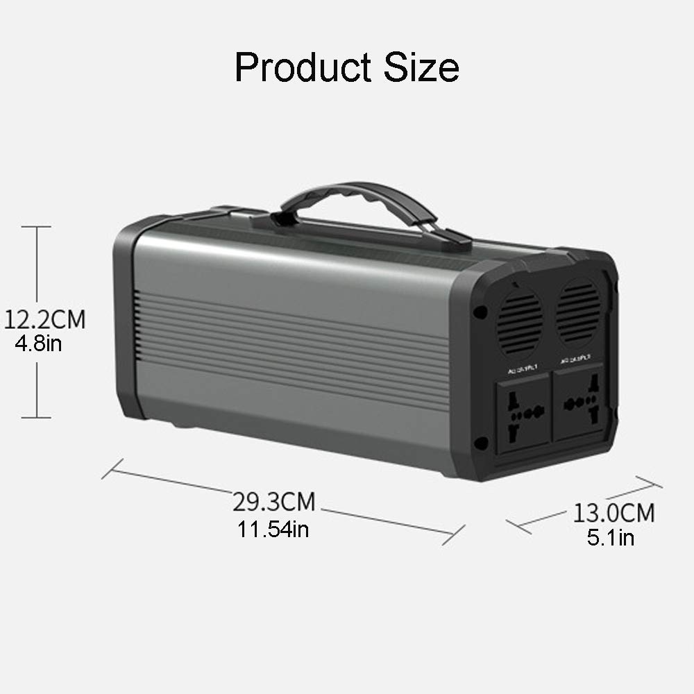 288wh generatore Portatile Batteria al Litio Ricaricabile Pacchetto Generatore, 12V, Uscita USB off-Grid Alimentatore per CPAP Campeggio di Emergenza Backup