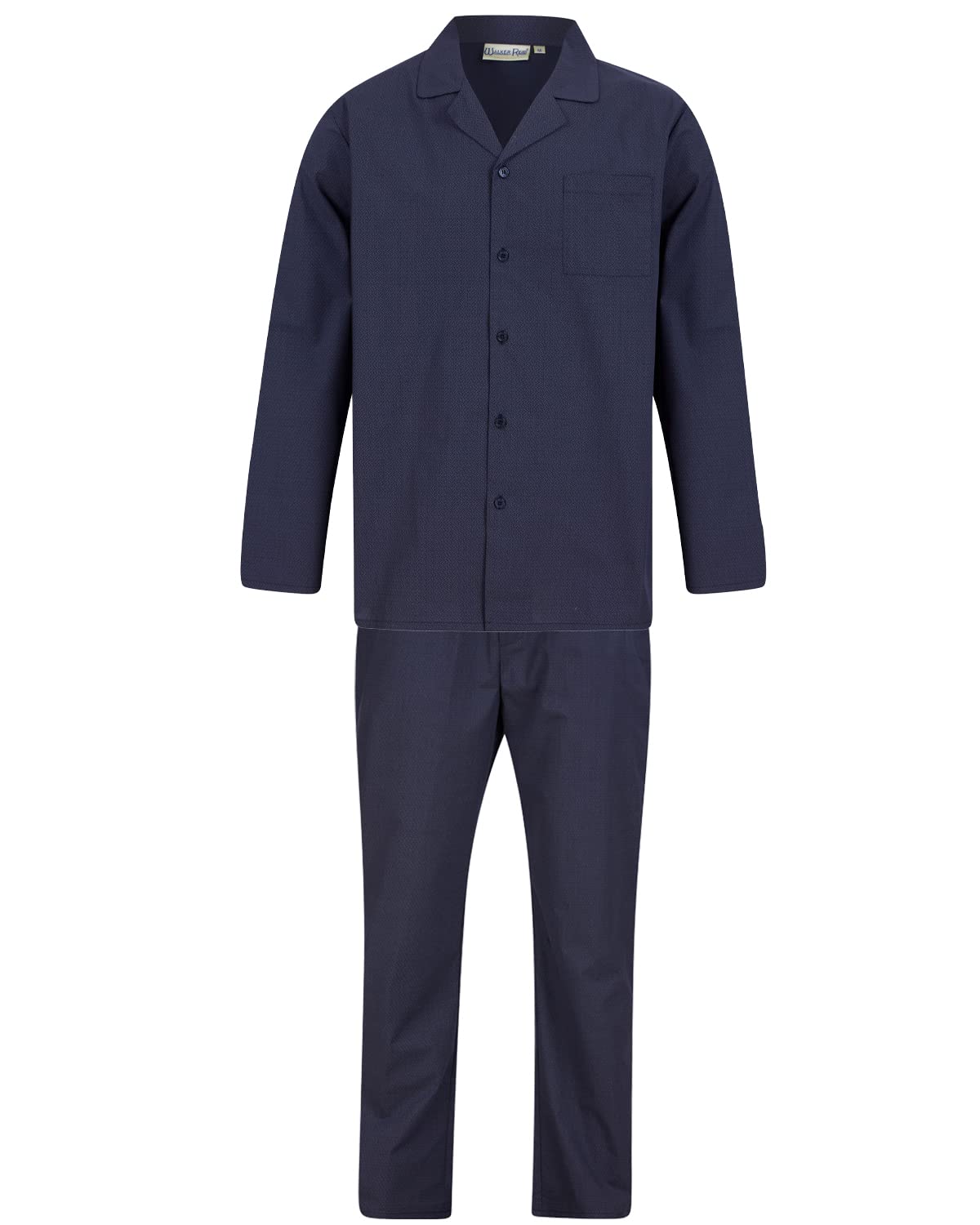 Slenderella Walker Reid WR88842 Men's Navy Cotton Pyjama Set XXLarge