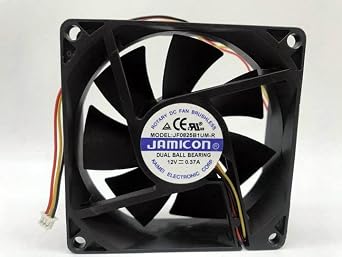 for JF0825B1UM-R DC12V 0.37A 8CM Cooling Fan
