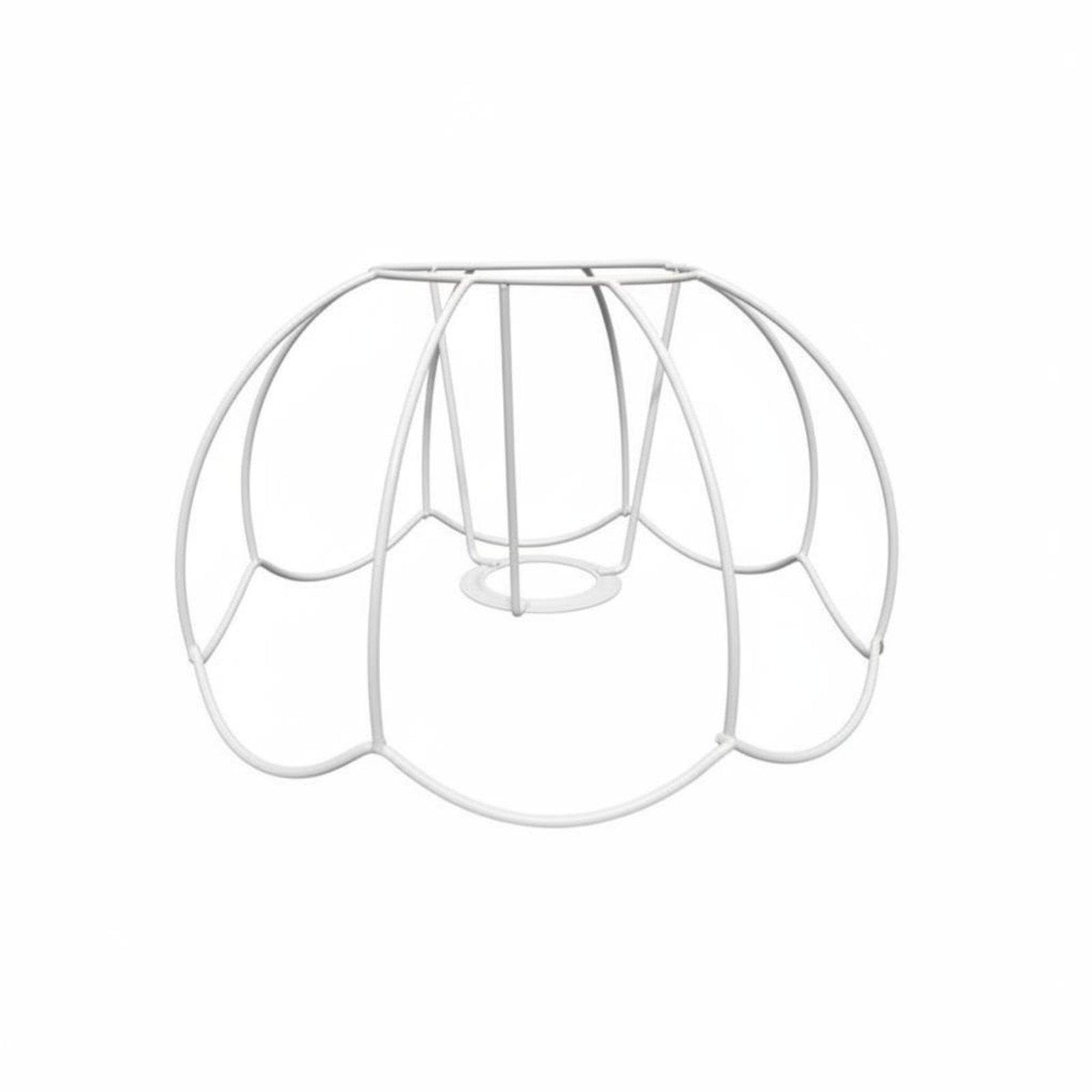 DIY Lampshade Frame Retro Style Pendant Light Shade Frame Handmade Craft Metal Lampshade Skeleton for Crafters Frame-model2 | Lamp Shades | Lamps Lighting & Ceiling Fans-image-29
