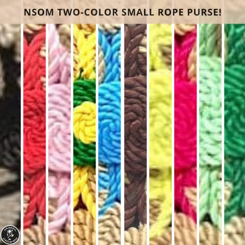 Nomadic State of Mind Woven Rope Purse for Women | Handmade Crossbody Shoulder Bag | Small Handbag | Artistic One-of-a-Kind2