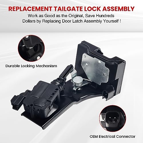Image of SYERAL Tailgate Latch Actuator Rear Liftgate Actuator Compatible with Ford Escape 2009-2012, Mercury Mariner 2009-2011, Compatible with Mazda Tribute 2008-2011 Replace OE#9L8Z7843150B 937-663