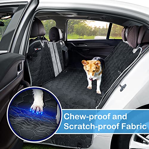 Dehoua Dog Car Seat Cover for Back Seat, 100% Waterproof Pet Back Seat Cover Hammock , Dog Backseat Cover with Mesh… - Image 4