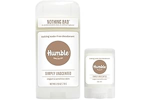 HUMBLE BRANDS Aluminum-Free Sensitive Deodorant Twin Pack
