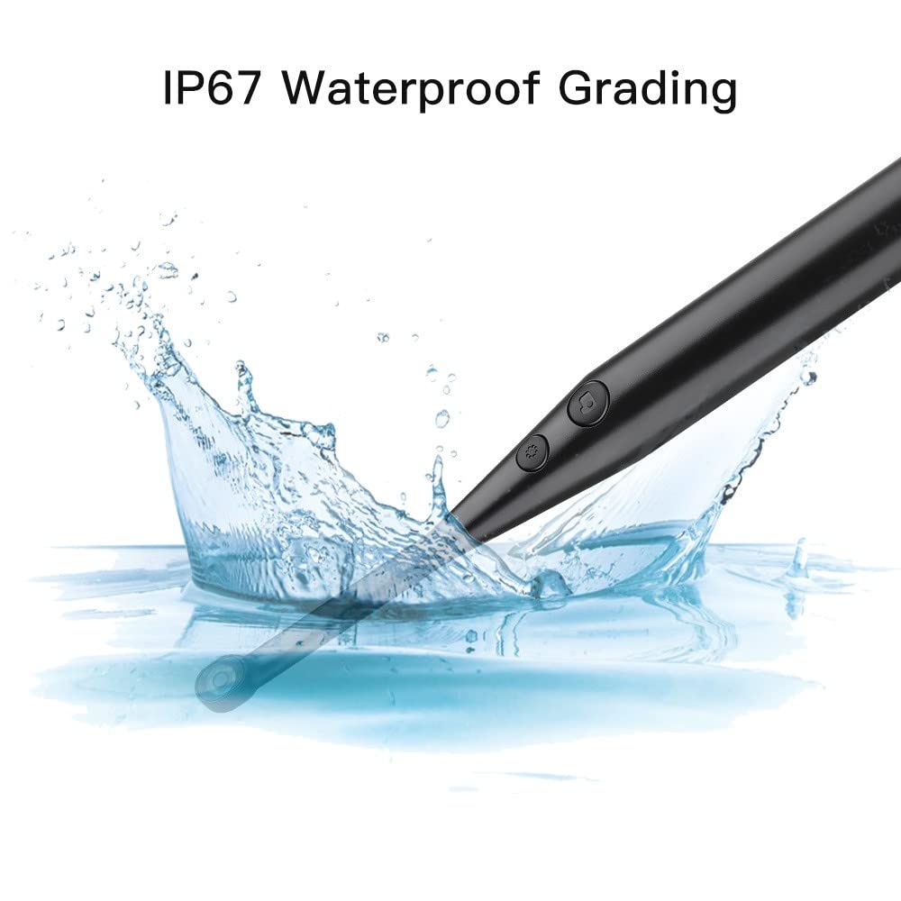 Cámara Oral Dental, Endoscopio Intraoral Inalámbrico Versión USB de Endoscopio Dental Hogar Dentista Lupa Clínica Cámara para Pc iOS Android