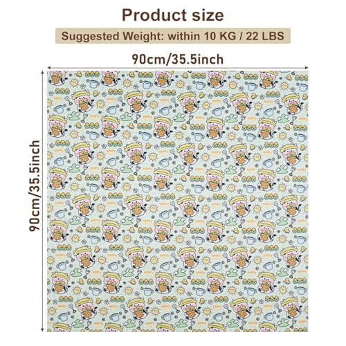Image of 35.5 inch Extra Large Cat Grooming Wrap - Anti-Escape Cat Wrap for Cutting Nails, Brushing & Medication - Soft, Comfortable, Reusable, Self-Adhering, Holds Cats Up to 22lbs (Cow Corn)