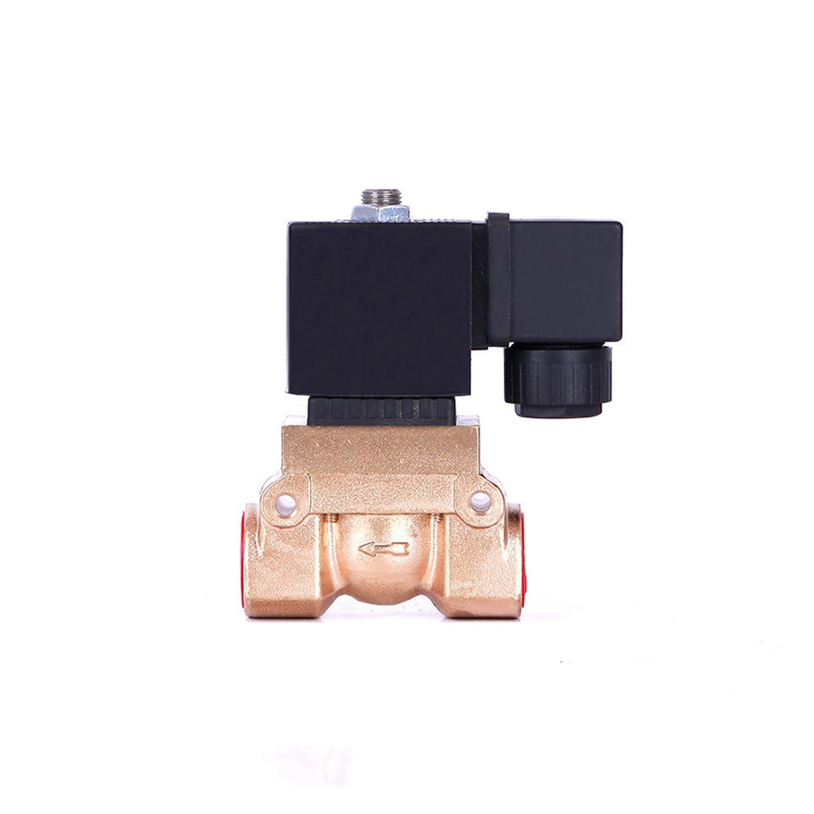 LYEUXHJPX 1PCS 1/4" Normally Closed Solenoid Valve 50 Bar DN8 220V 110V 24V 12V(BSP-380VAC)