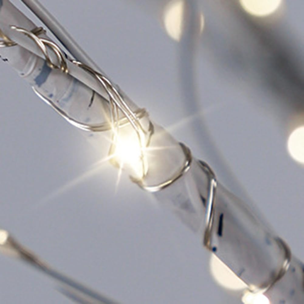 Árbol de Luz LED Árbol de Navidad, Decoración Luces de Árbol Aspecto de Abedul Para Interior y Exterior Blanco Cálido Luces para árbol de Navidad 8 Modos de Iluminación con Mando,120cm