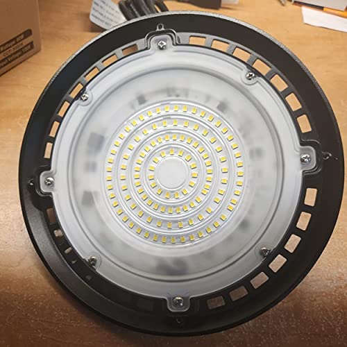 80W Ufo Led High Bay Light-9200Lm-Ul Listed With Us Plug & 6Ft Safe Cable, Ip65 Waterproof, 5000K Daylight, Commercial Bay Lighting For Workshop, Garage, Factory, Lowbay Area Lighting Fixture #TOP1