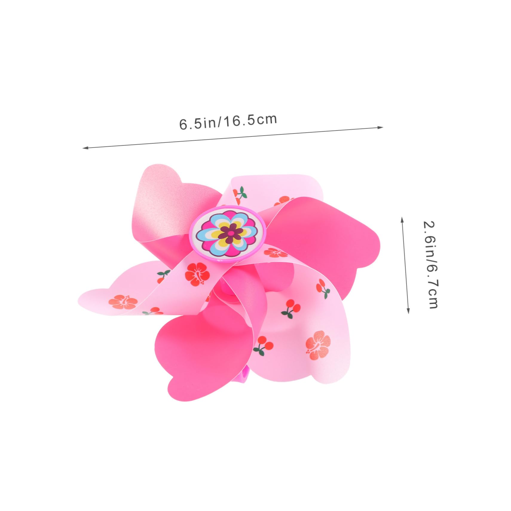 HONMEET Bike Decorations Handlebar Flower Pinwheel Rotating Bike Pinwheel Ornament Craftsmanship for Boys and Girls