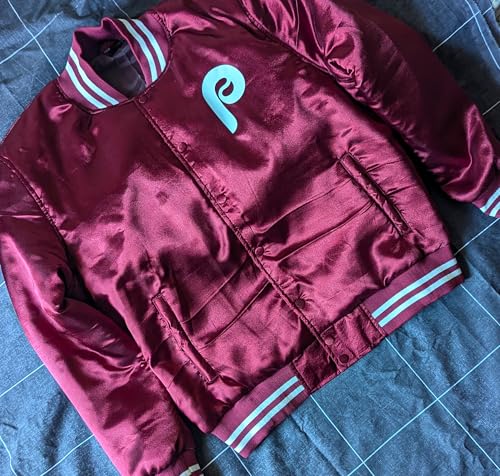 Men Philadelphia Lightweight Satin Outerwear Fans Team phillies varsity jacket for Men (S to 3XL)4